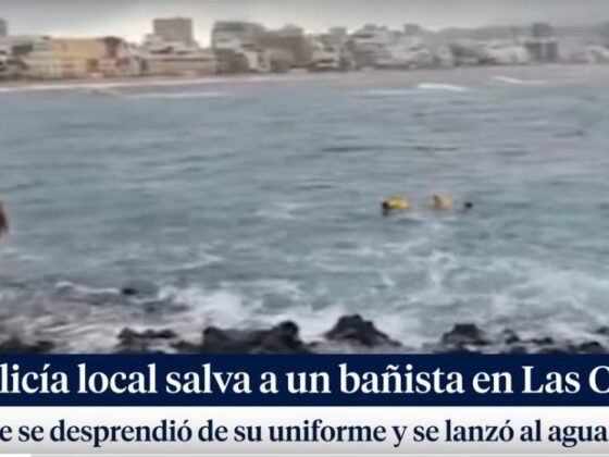 Segundo Rescate en Las Canteras (Gran Canaria)